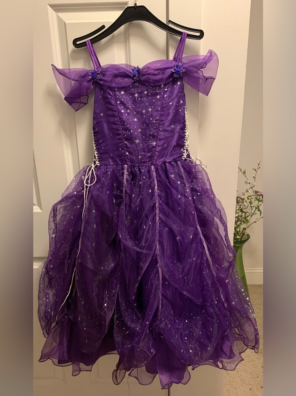 Size: 8 Purple Starry Princess/Fairy Costume Dress